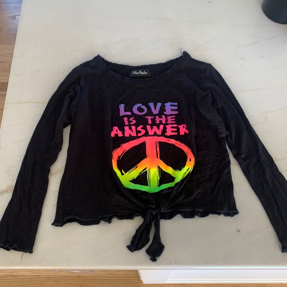 Miss popular girls shirt size 5